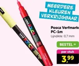 Boekenvoordeel Posca Verfmarker PC-1m aanbieding