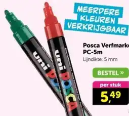 Boekenvoordeel Posca Verfmarker PC-5m aanbieding
