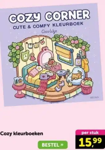 Boekenvoordeel Cozy kleurboeken aanbieding