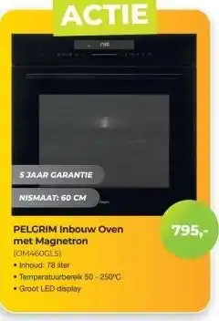 EP Beerepoot PELGRIM Inbouw Oven met Magnetron (OM460GLS) aanbieding
