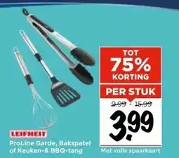 Vomar Voordeelmarkt LEIFHEIT ProLine Garde, Bakspatel of Keuken-& BBQ-tang aanbieding