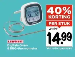 Vomar Voordeelmarkt LEIFHEIT Digitale Oven- & BBQ-thermometer aanbieding