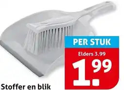 Hoogvliet Stoffer en blik aanbieding