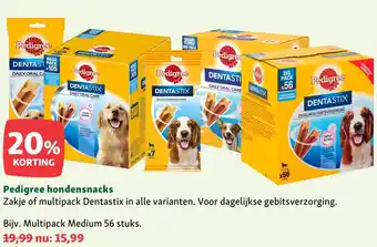 Maxi Zoo Pedigree hondensnacks aanbieding