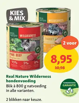 Maxi Zoo Real Nature Wilderness hondenvoeding aanbieding
