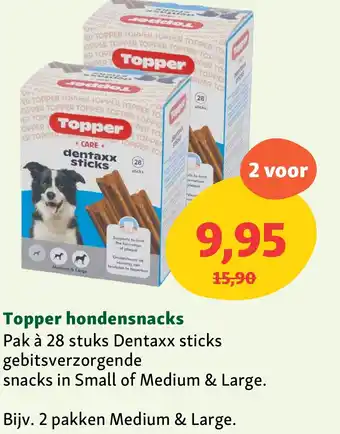 Maxi Zoo Topper hondensnacks aanbieding
