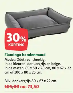 Maxi Zoo Flamingo hondenmand aanbieding