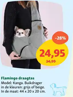 Maxi Zoo Flamingo draagtas aanbieding