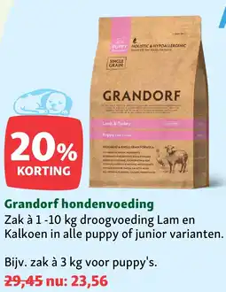 Maxi Zoo Grandorf hondenvoeding aanbieding