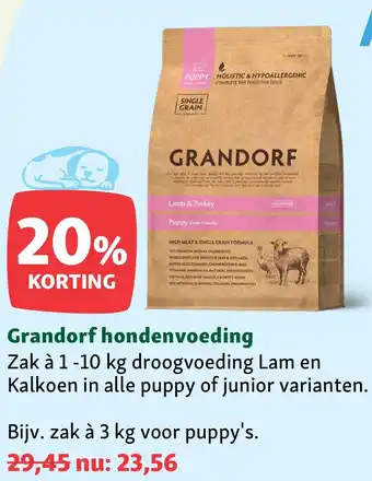 Maxi Zoo Grandorf hondenvoeding aanbieding