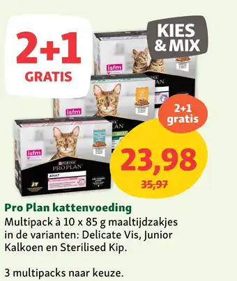Maxi Zoo Pro Plan kattenvoeding aanbieding
