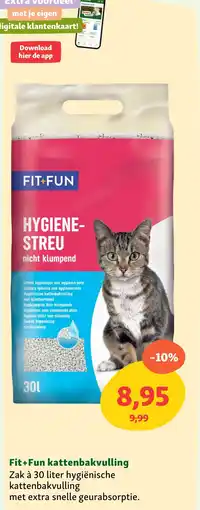 Maxi Zoo Fit+Fun kattenbakvulling aanbieding