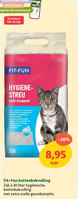Maxi Zoo Fit+Fun kattenbakvulling aanbieding