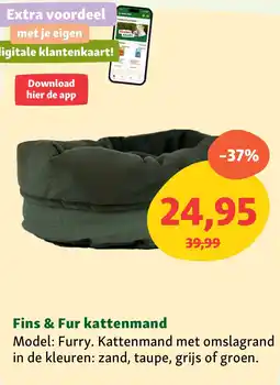 Maxi Zoo Fins & Fur kattenmand aanbieding