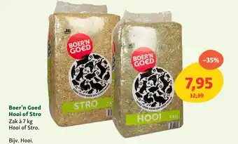 Maxi Zoo Boer'n Goed Hooi of Stro aanbieding