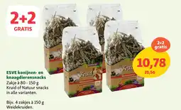 Maxi Zoo ESVE konijnen en knaagdierensnacks aanbieding
