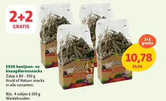 Maxi Zoo ESVE konijnen en knaagdierensnacks aanbieding
