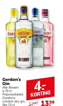 Coop Gordon's Gin aanbieding