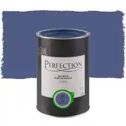 Praxis Perfection ultradekkende muurverf avond blauw mat 1L aanbieding