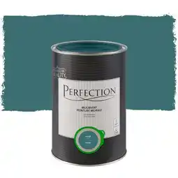 Praxis Perfection ultradekkende muurverf Jade mat 1L aanbieding