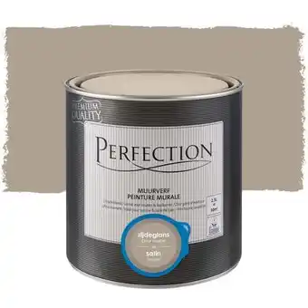 Praxis Perfection muurverf Ultradekkend zijdeglans taupe 2,5L aanbieding