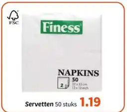 Wibra Servetten aanbieding