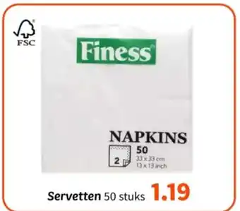 Wibra Servetten aanbieding