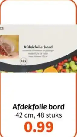 Wibra Afdekfolie bord aanbieding