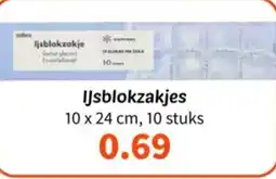 Wibra Ijsblokzakjes aanbieding