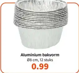 Wibra Aluminium bakvorm aanbieding