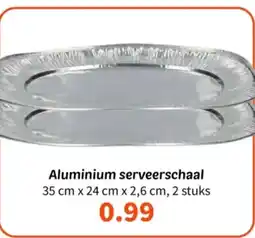 Wibra Aluminium serveerschaal aanbieding