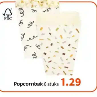 Wibra Popcornbak aanbieding