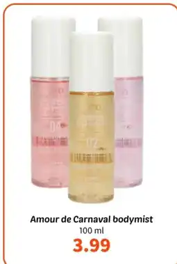 Wibra Amour de Carnaval bodymist aanbieding