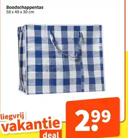 Wibra Boodschappentas aanbieding