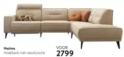 Profijt Meubel Hazima Hoekbank mét relaxfunctie aanbieding