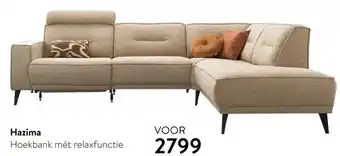 Profijt Meubel Hazima Hoekbank mét relaxfunctie aanbieding