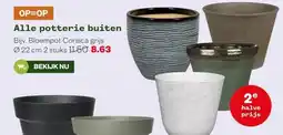 Welkoop Alle potterie buiten aanbieding