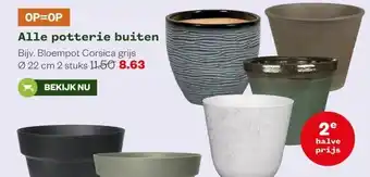 Welkoop Alle potterie buiten aanbieding