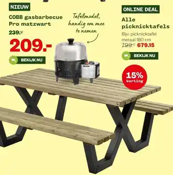 Welkoop Alle picknicktafels aanbieding