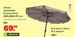 Welkoop Intex zwembad Frame Pool 300x200x75 cm aanbieding