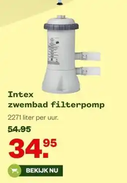 Welkoop Intex zwembad filterpomp aanbieding