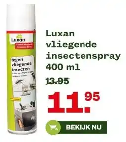 Welkoop Luxan vliegende insectenspray 400 ml aanbieding