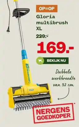 Welkoop OP=OP Gloria multibrush XL aanbieding