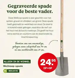 Welkoop Welkoop spade aanbieding