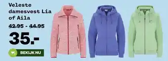 Welkoop Veleste damesvest Lia of Aila aanbieding