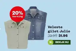 Welkoop Veleste gilet Julie aanbieding