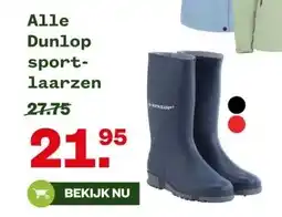 Welkoop Alle Dunlop sport- laarzen aanbieding