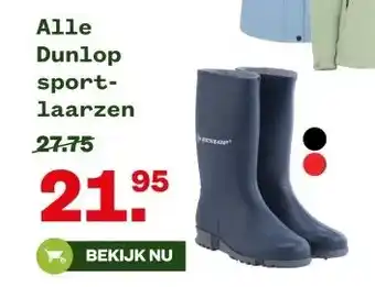 Welkoop Alle Dunlop sport- laarzen aanbieding