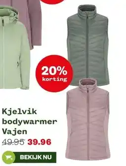 Welkoop Kjelvik bodywarmer Vajen aanbieding