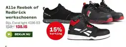 Welkoop Alle Reebok of Redbrick werkschoenen aanbieding